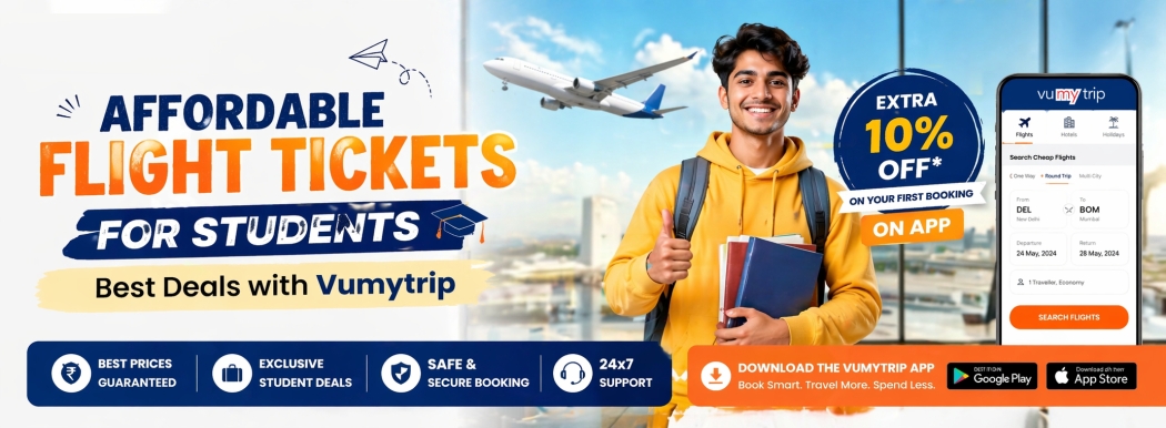 Affordable Flight Tickets for Students - Best Deals with Vumytrip
