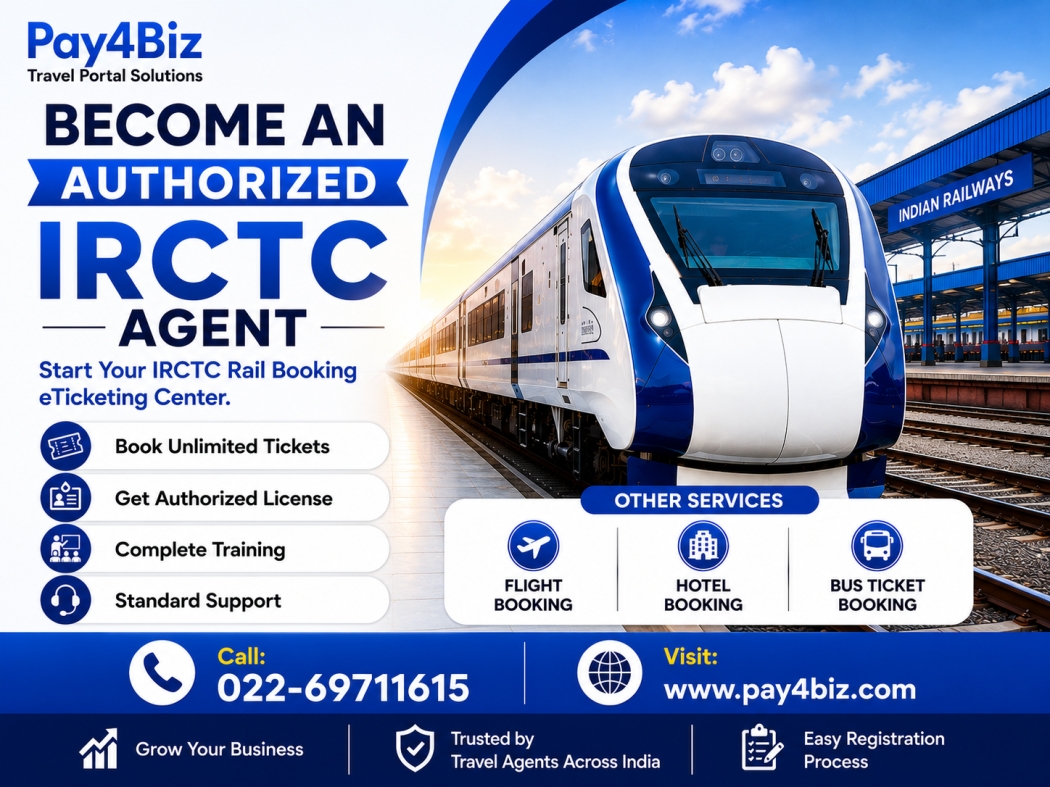 Become an IRCTC Authorised Agent and Start Railway Ticket Booking Business
