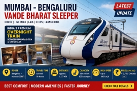 Mumbai Bangalore Vande Bharat Sleeper train route and travel information