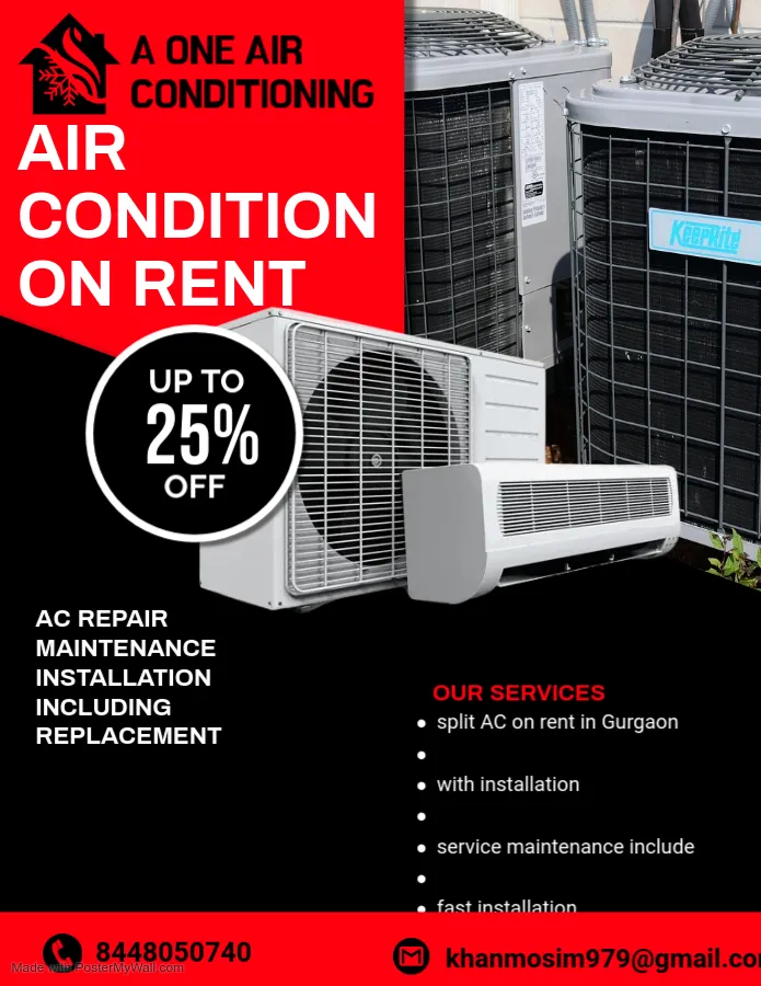 Window AC on rent split AC on ren