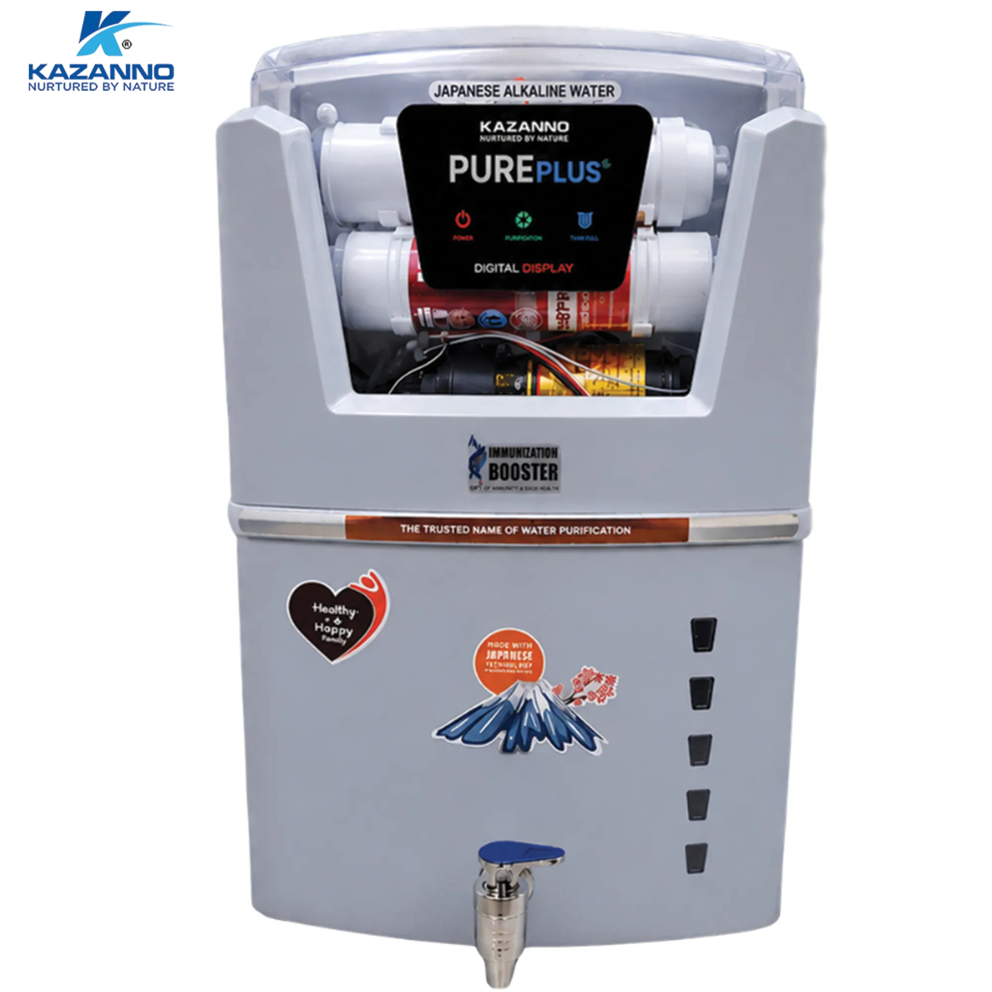 Kazanno Pure + Japanese Alkaline RO Water Purifier For Home on Rent