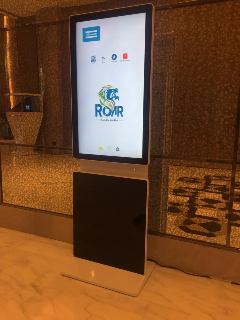 Interactive Floor Standing Touch Kiosk