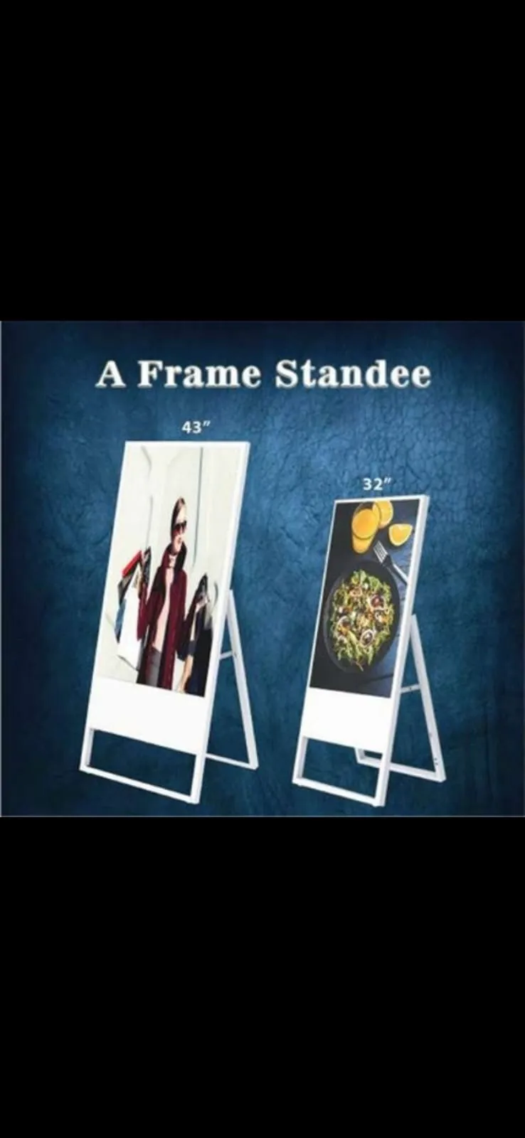 Digital A-Frame Standee
