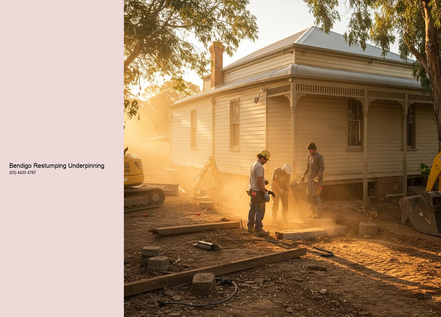 Understanding the Risk: Importance of Restumping in Bendigo Homes