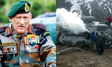 Chief Gen Bipin Rawat chopper crashed in Tamil Nadu