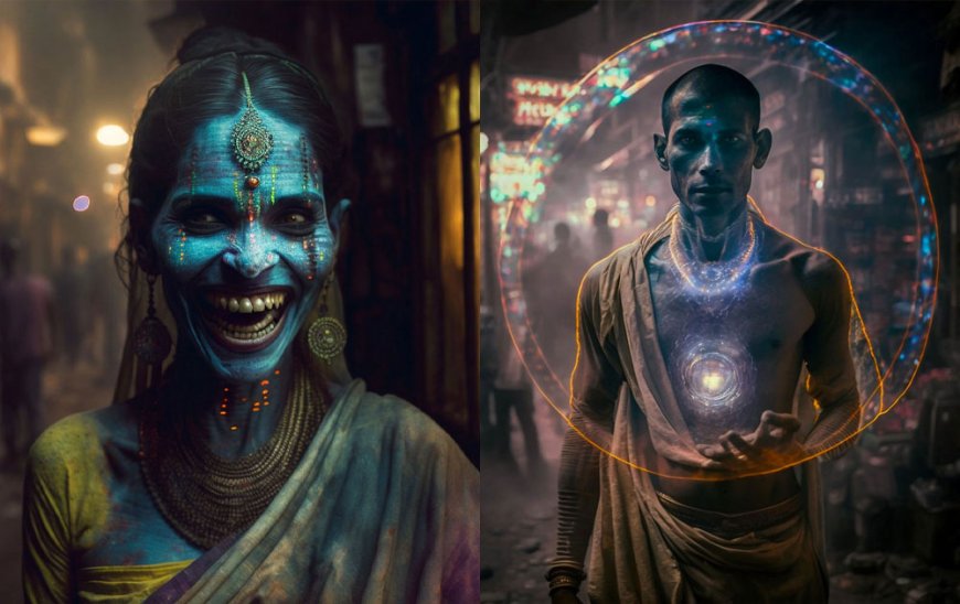 THESE HAUNTED AI- GENERATED PORTRAITS OF OLD DELHI BY NIGHT ARE BOUND TO GIVE YOU CHILLS