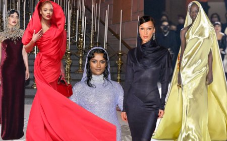 The Naked Dress Has Fallen To The Shadow Of Hooded Gowns That Suddenly Are Everywhere