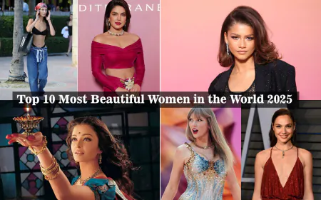 Top 10 Most Beautiful Women in the World 2025