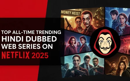 Top All-Time Trending Hindi Dubbed Web Series on Netflix 2025