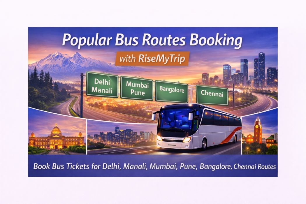 Book Bus Tickets for Delhi Manali Mumbai Pune Bangalore Chennai Routes