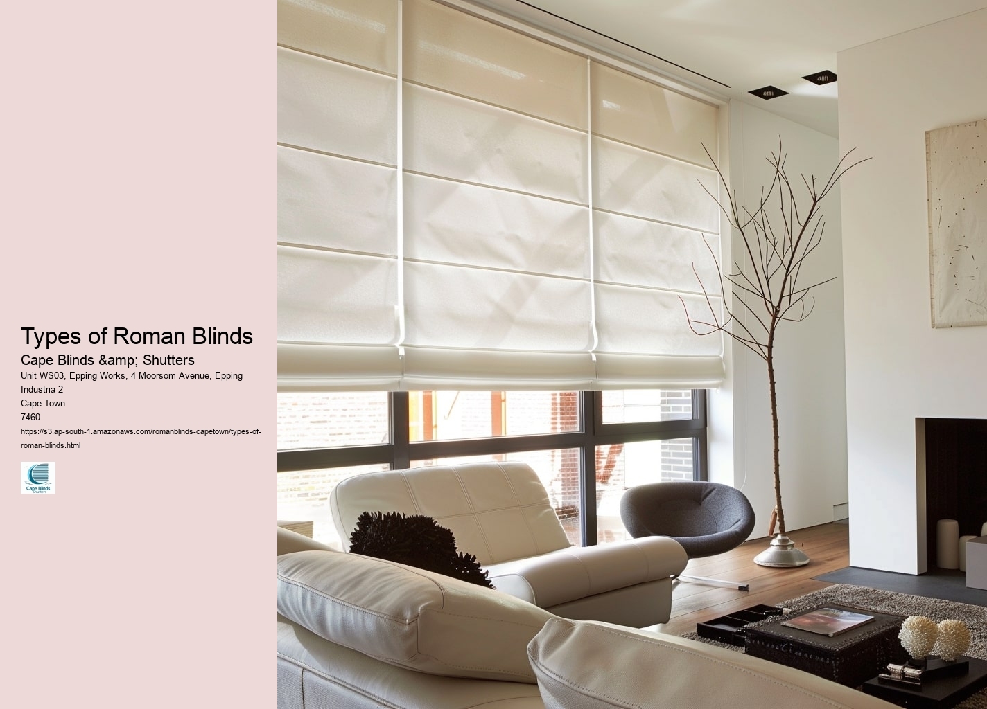 Types of Roman Blinds