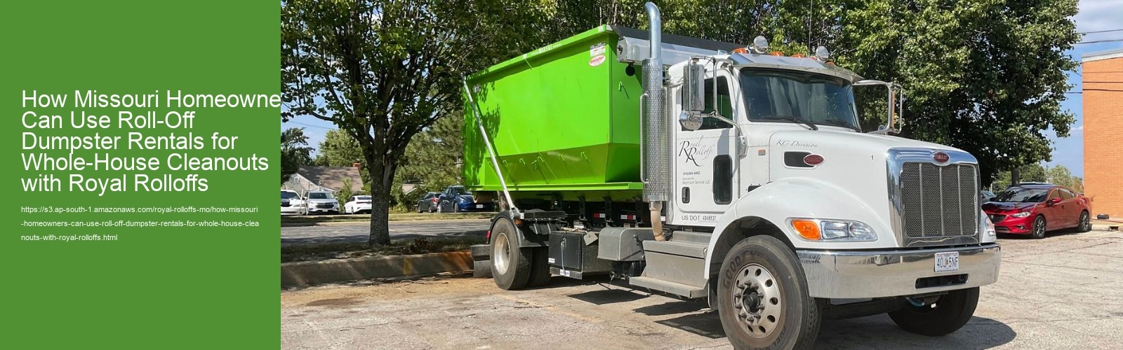 How Missouri Homeowners Can Use Roll-Off Dumpster Rentals for Whole-House Cleanouts with Royal Rolloffs  How Missouri Homeowners Can Use Roll-Off Dumpster Rentals for Whole-House Cleanouts with Royal Rolloffs
