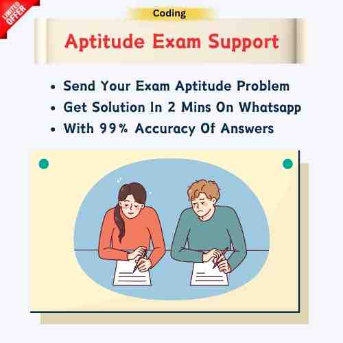 Any Aptitude Exam Support - Refund Guaranteed