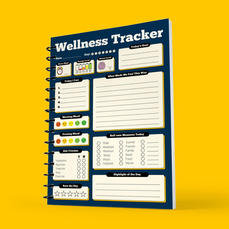 Wellness Tracker | Dark Blue