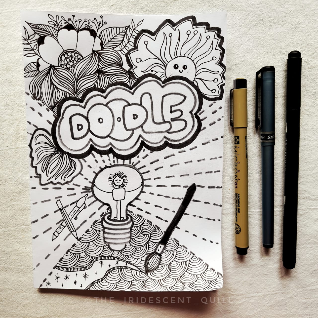 Doodle art for beginners, How to doodle