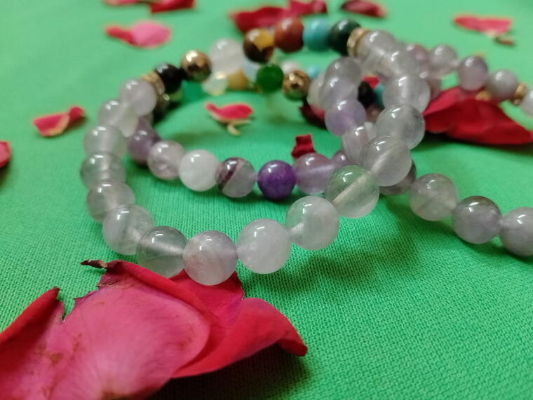 Amethyst seven chakras