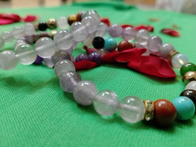 Amethyst seven chakras