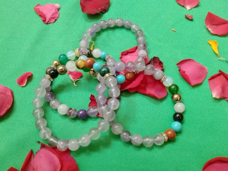 Amethyst seven chakras