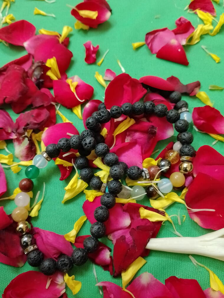 Lava with seven chakras