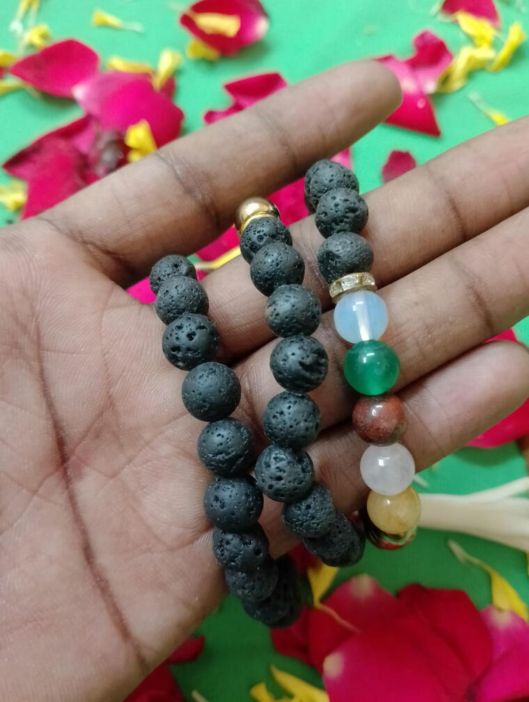 Lava with seven chakras