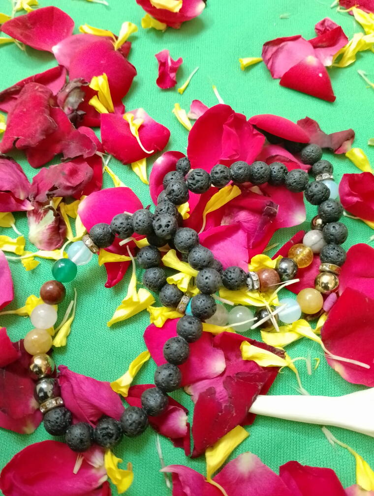 Lava with seven chakras