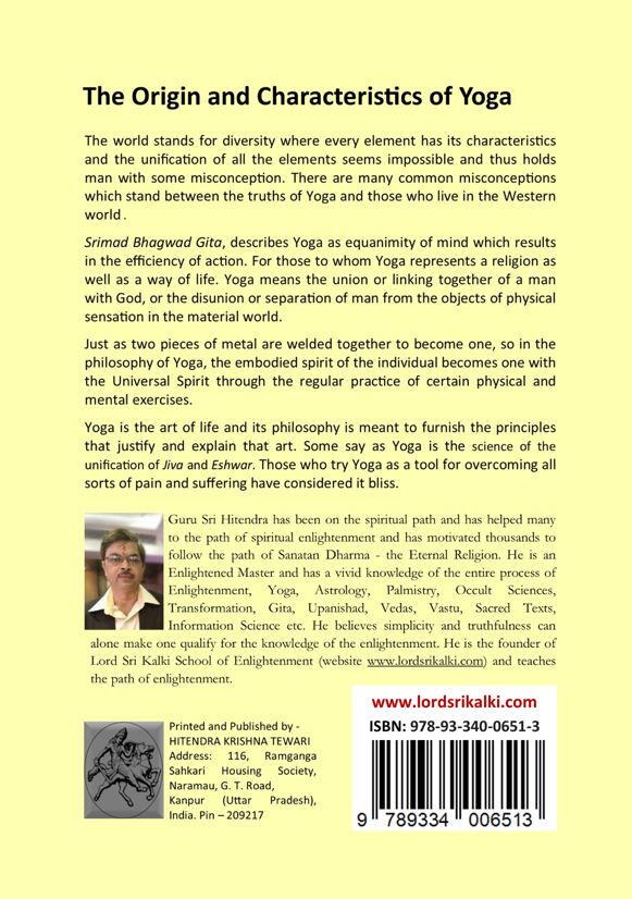 The Origin and Characteristics of Yoga