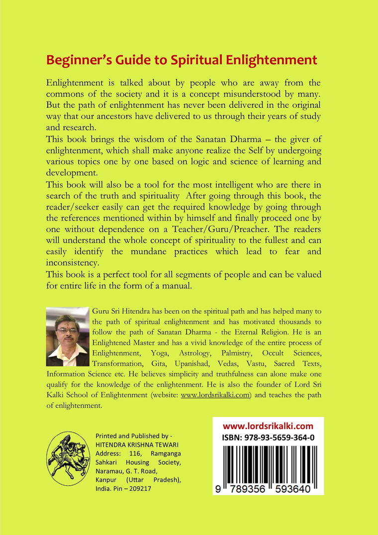 Beginners Guide to Spiritual Enlightenment