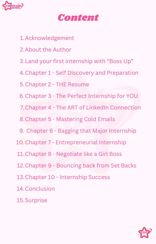 Boss Up - A Girls Guide To Landing Her First Internship