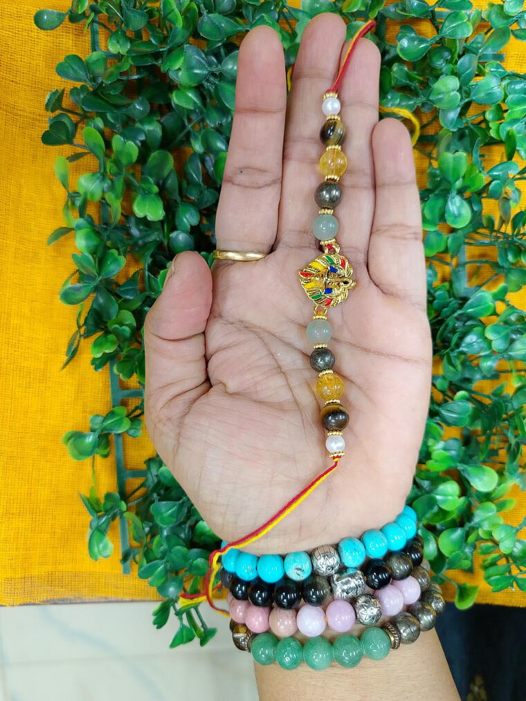 Money Magnet With Ganesha Rakhi