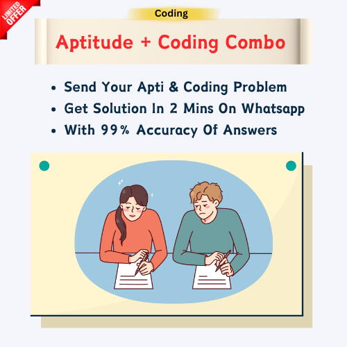 Aptitude + Coding (Combo) - Refund Guaranteed