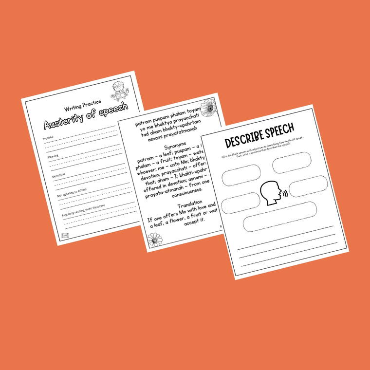 How to speak (BG 17.15)