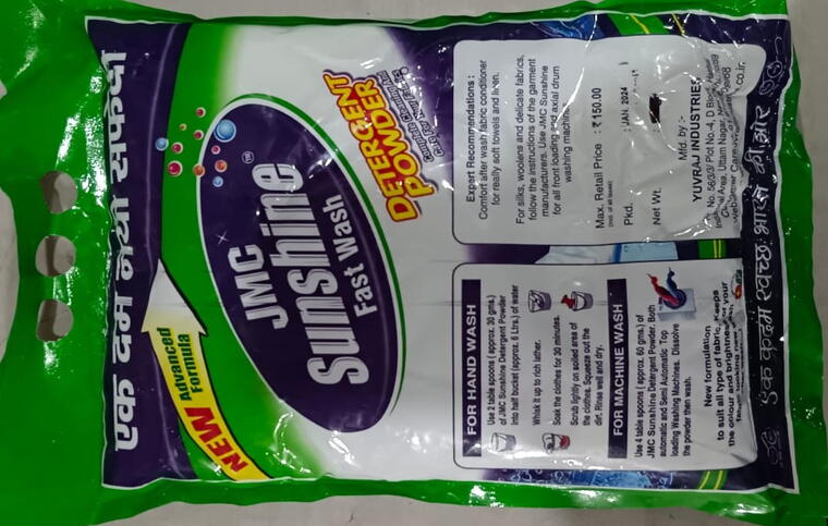 Jmc sunshine fast wash detergent