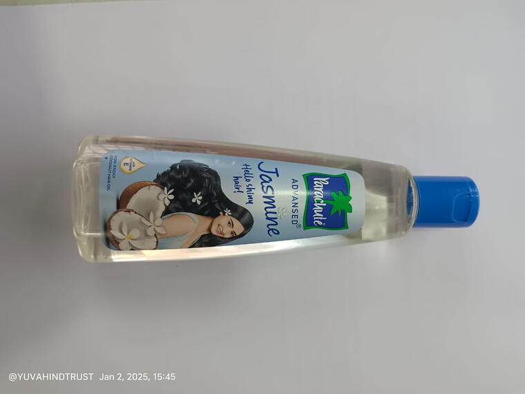 Parachute advansed jasmine helo shani hair with vitamin e coconut hair oil 