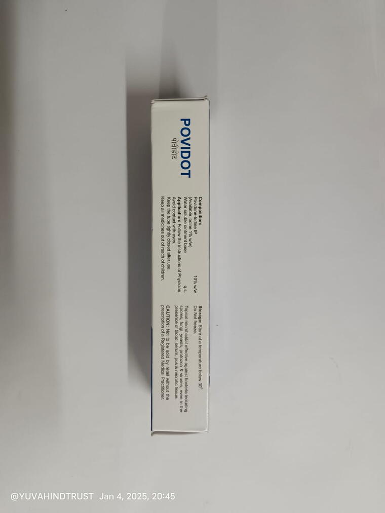 Povidot povidone iodine ointment 20g
