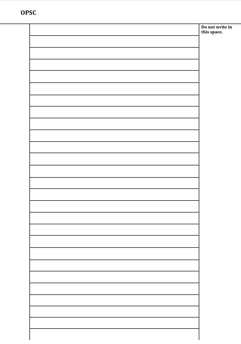 OAS MAINS ANSWER WRITING SPIRAL COPY (PACK OF 4)(150 PAGES EACH)
