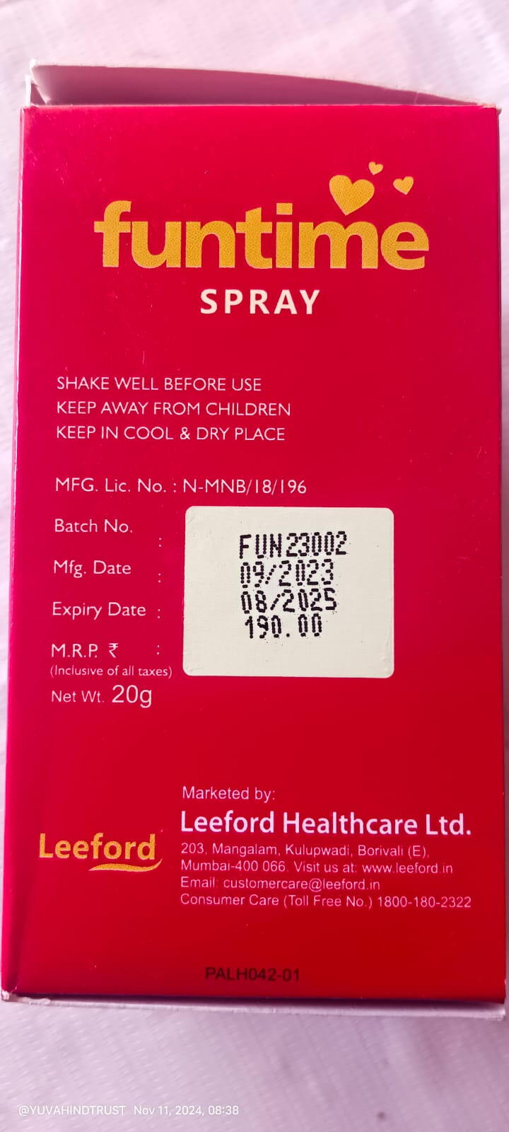 FUNTIME SPRAY