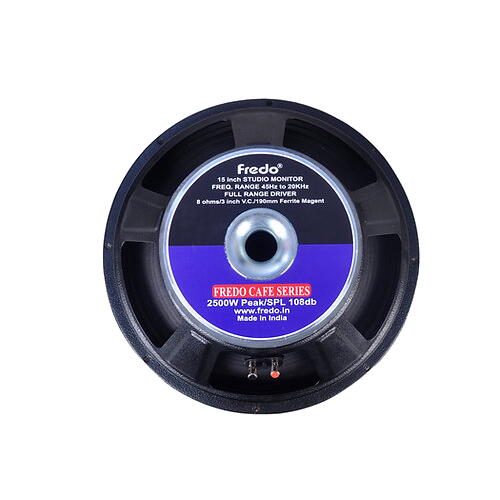 Fredo MS15.8FR 15-Inch Stage Monitor/Full Range - 8 Ohms, 2500W Peak, 354W RMS