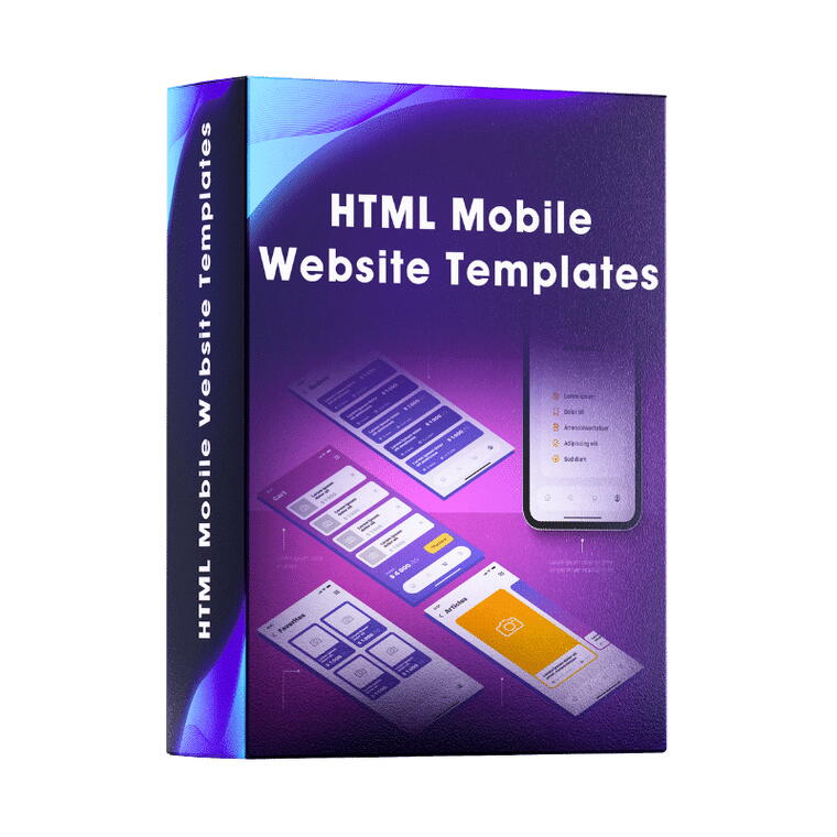 HTML Mobile Website Templates
