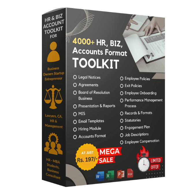 4000+ HR, BIZ, ACCOUNTS FORMAT TOOLKIT