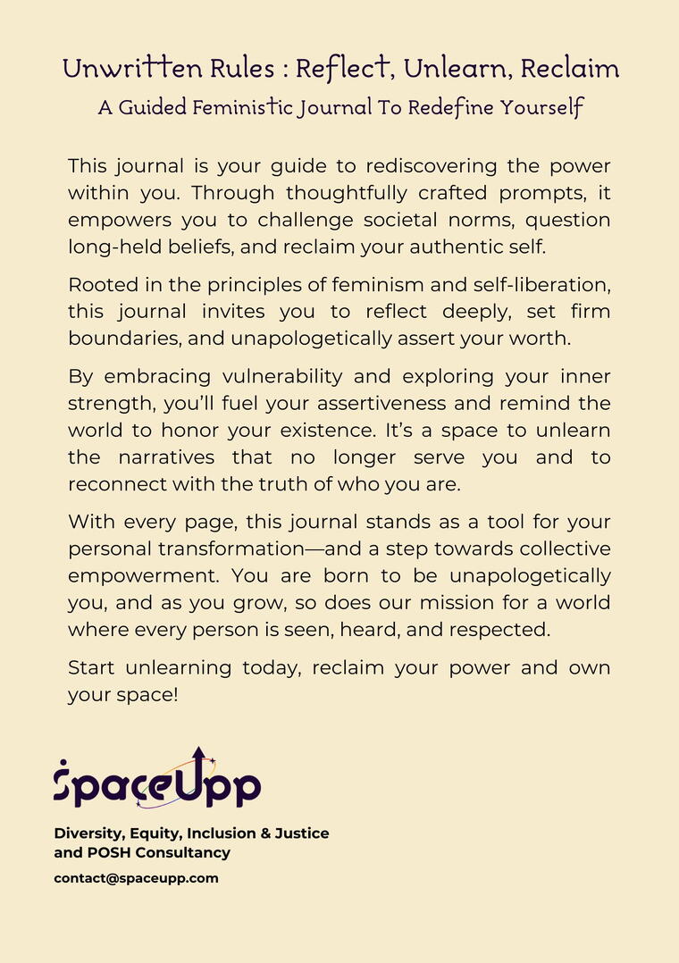 Unwritten Rules - Reflect, Unlearn and Reclaim