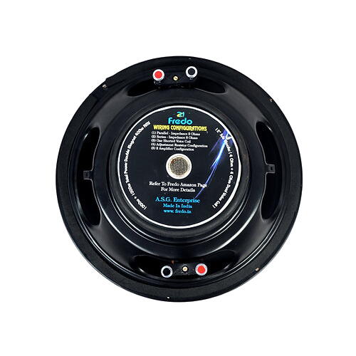 Fredo DVC12FRD 12-Inch Dual-Stack Ferrites Subwoofer - 2750W Peak / RMS 400W