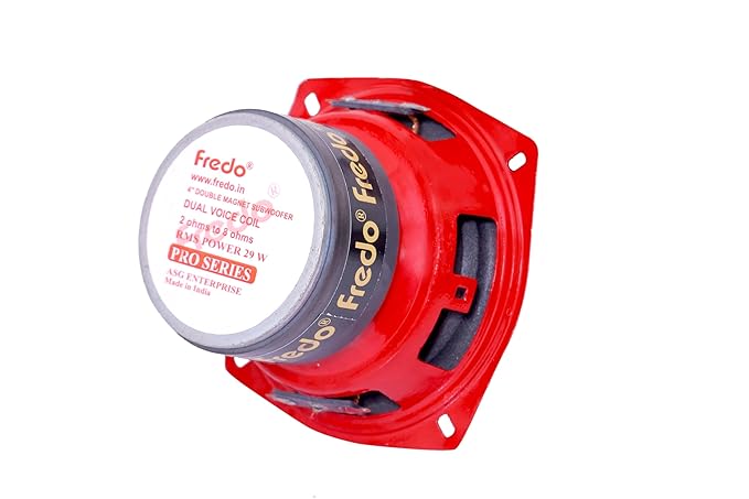 Fredo Pro FRD4.4DVC 4 Inch Double Magnet DVC subwoofer - 2 Ohms to 8 Ohms