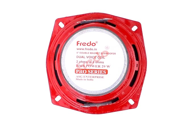 Fredo Pro FRD4.4DVC 4 Inch Double Magnet DVC subwoofer - 2 Ohms to 8 Ohms