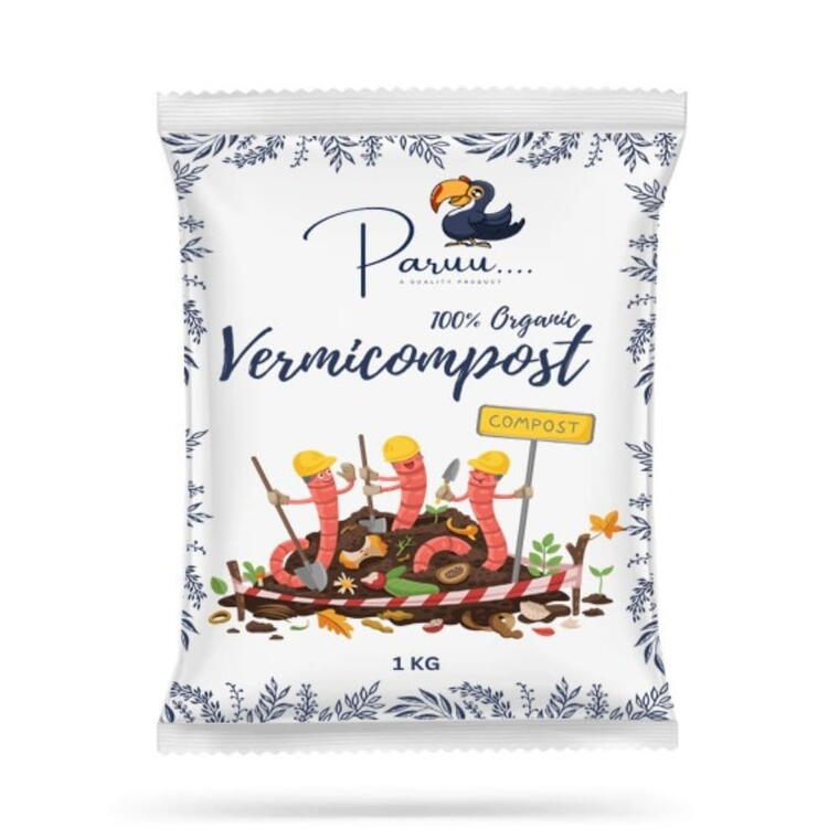 Paruu Vermicompost Organic Plant Growth Booster 1kg