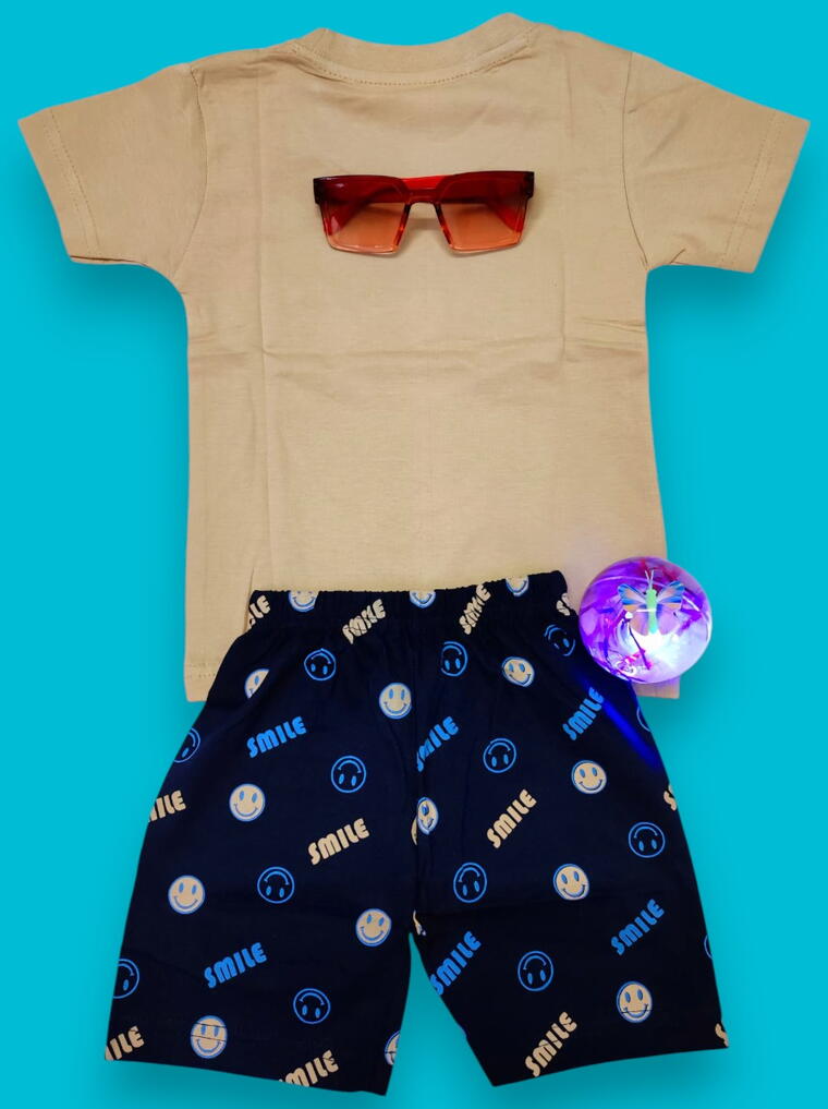 Smile Every Day Boys T-Shirt And Shorts Set