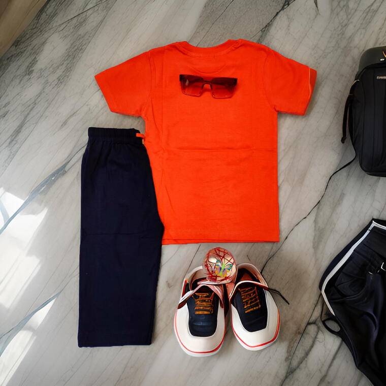 Hugs with Daddy, Smiles Forever T-Shirt And Lower Set