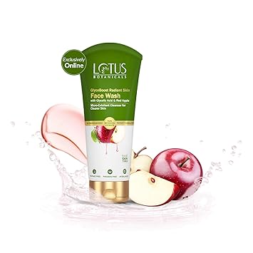  Lotus Botanicals GlycoBoost Radiant Skin Face Wash with  Red Apple-100 g