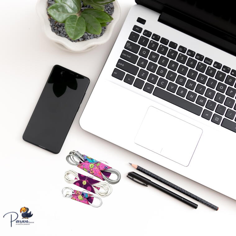 Paruu Handmade Cord Keeper for Charger Cables