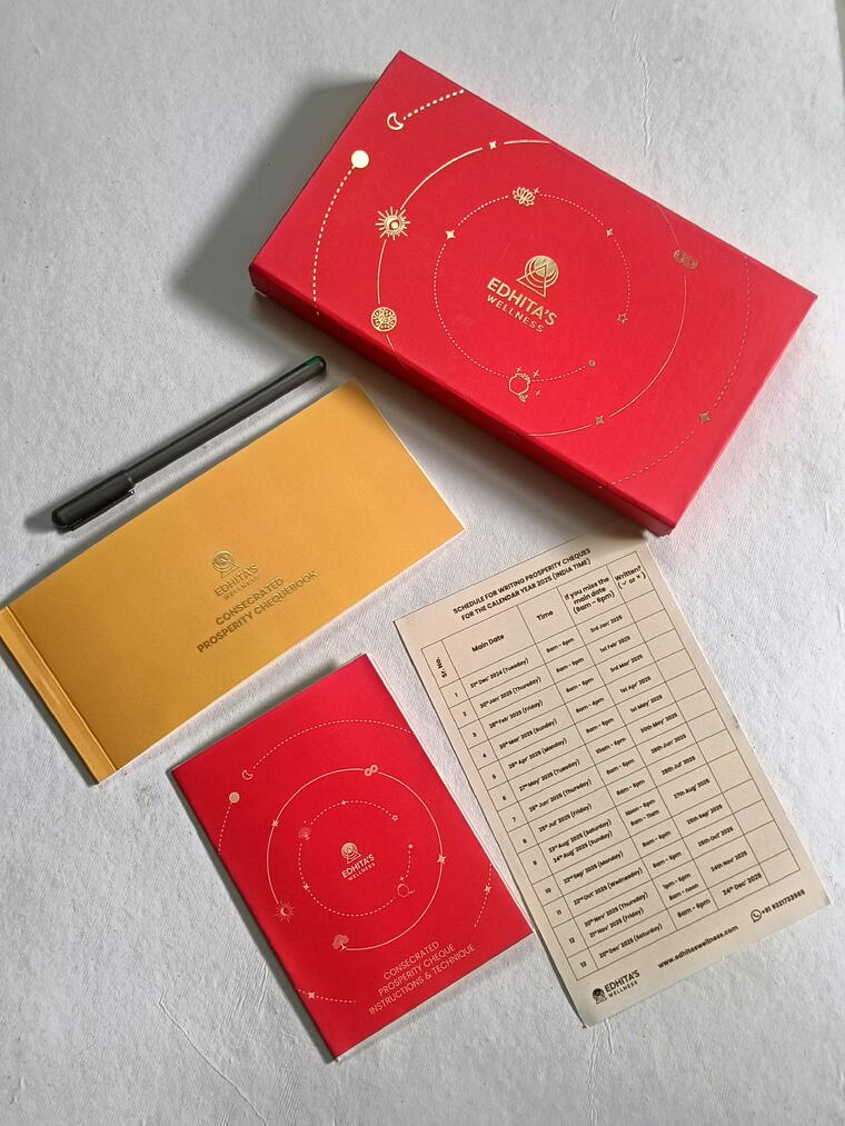 Manifest Prosperity Cheque Kit