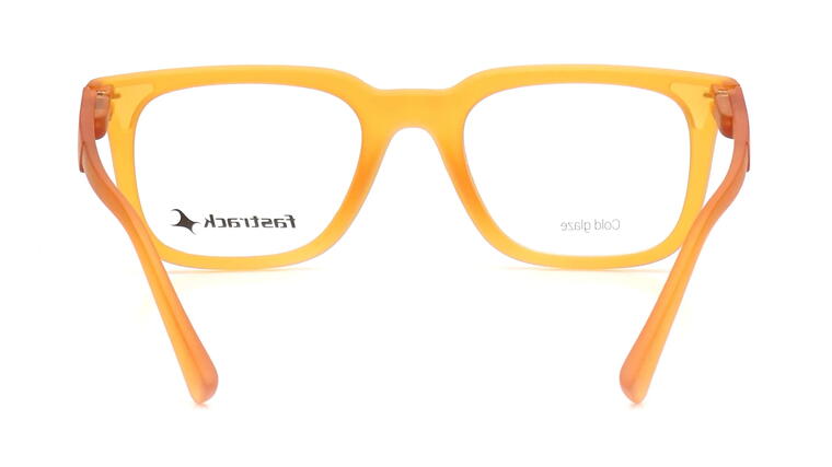Wayfarer Shaped Yellow Colored Rimmed Unisex Eyeglasses
